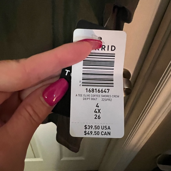 Torrid Short Sleeve Active Tee - Picture 5 of 6